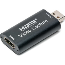 Fusion video signāla pārveidotājs no HDMI uz USB (attēlu uzņemšana) melns