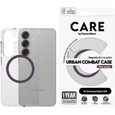 Etui CARE by PanzerGlass Flagship Urban   Combat Purple QI do Samsung Galaxy S25 przezroczysty