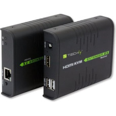 Techly Extender HDMI + USBB by Cat5|5e|6 cable 120m