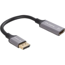 Displayport(M)-HDMI(F)4K adapter on a 20cm silver cable