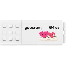 GOODRAM UME3 Pendrive - 64GB USB 3.2 Gen 1 White Valentine