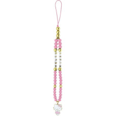 Hello Kitty Zawieszka na telefon Hello Kitty Pearls   and Beads Kitty Charm różowy