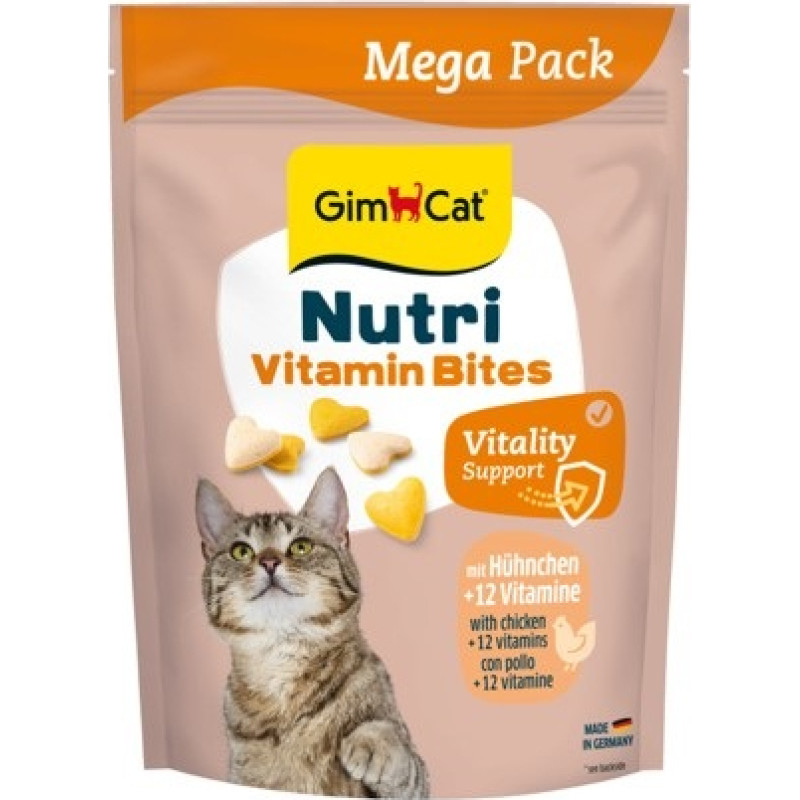 Gimborn Gardumi kaķiem - GimCat NUTRI VITAMIN BITES CHICKEN 425gr