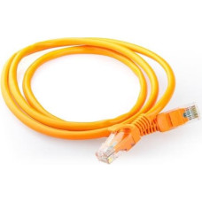 Patch Cord Cat5e UTP 0.5m orange moulded strain relief