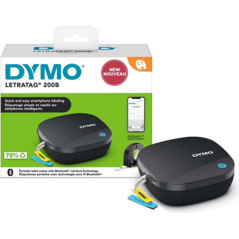 Dymo LetraTag LT-200B Bluetooth schwarz App-gesteuert!