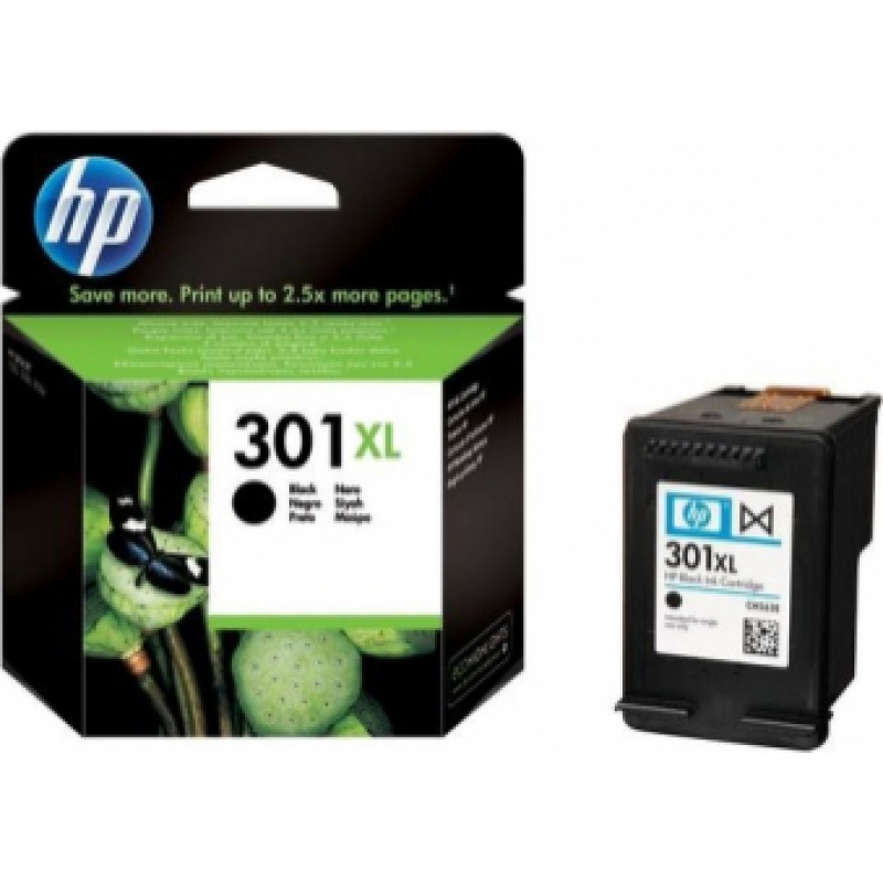Tintes kārtridžs HP 301XL Black