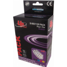 UPrint Brother LC980 4PACK 16ml Black + 16ml C| M| Y