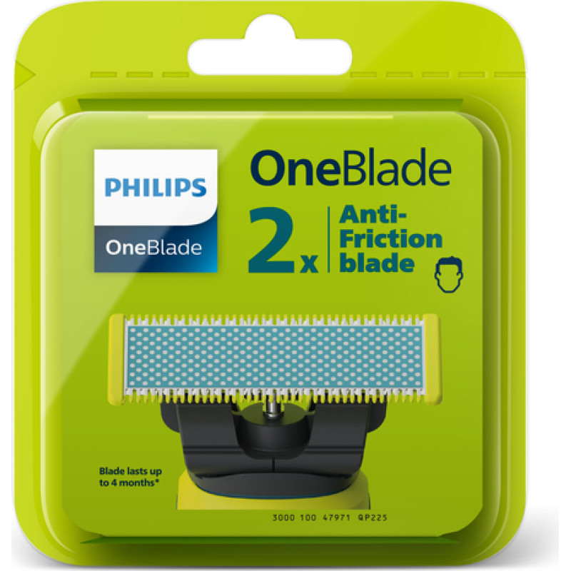 PHILIPS OneBlade skuvekļa nomaināms asmens   2 gab. QP225|50