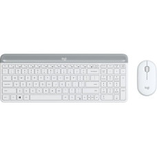 Logitech Wireless Keyboard+Mouse MK470 white (QWERTZ - vācu izkārtojums)