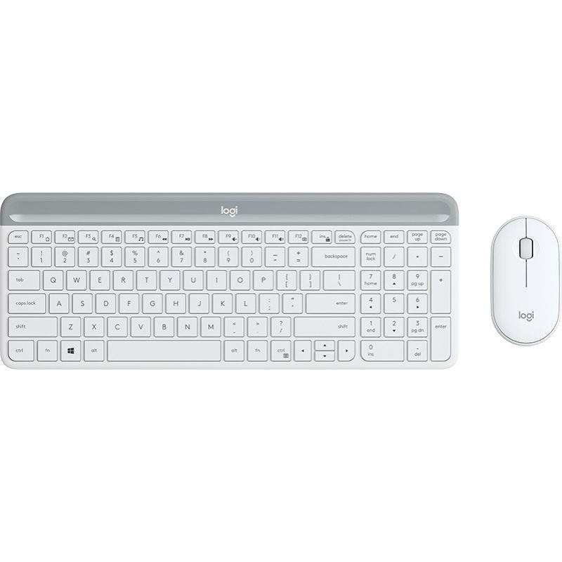 Logitech Wireless Keyboard+Mouse MK470 white (QWERTZ - vācu izkārtojums)