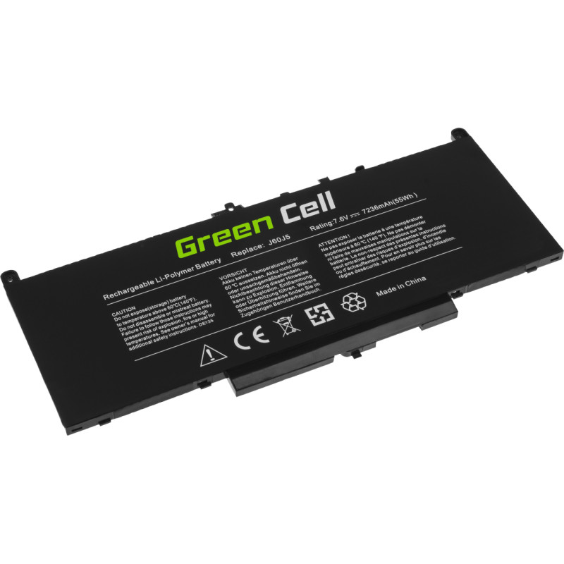 Green Cell J60J5 for Dell Latitude E7270 E7470 5800mAh