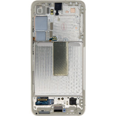 LCD display + Touch Unit + Front Cover Samsung S911 Galaxy S23 Cream (Service Pack)