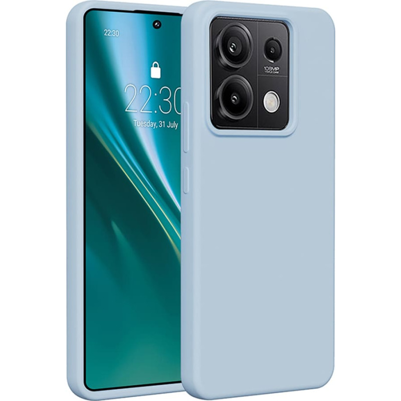 Etteri Silicone case for Xiaomi Redmi Note 13 Pro 5G light blue