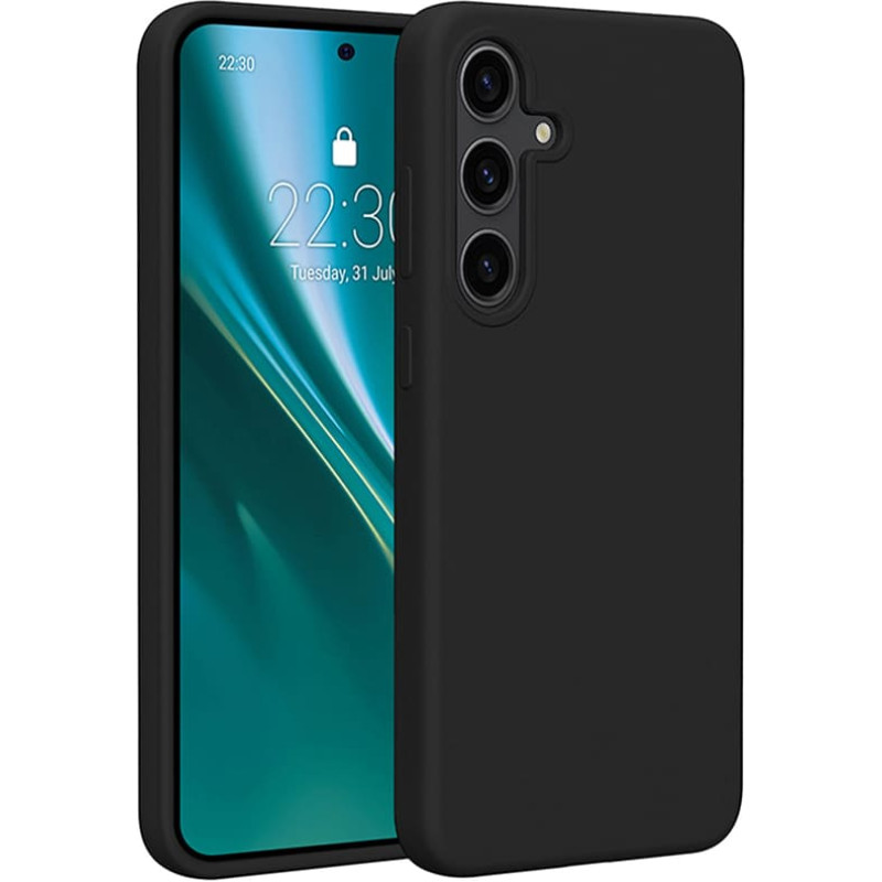 Etteri Silicone case for Samsung Galaxy S25 black