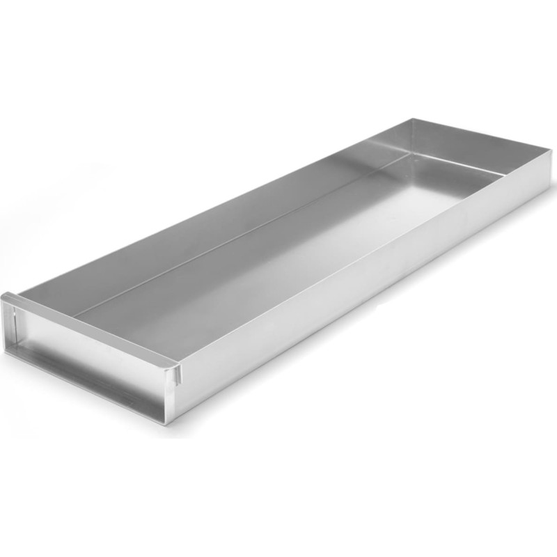 Hendi Alumīnija konditorejas paplāte, slēgta, iegarena, 580x200x(H)50mm 689868