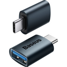 Baseus Ingenuity sērijas USB-C uz USB-A adapteris zils