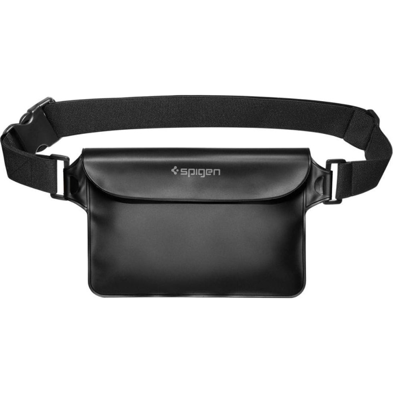 Spigen Universāla ūdensnecaurlaidīga jostas soma 22x15cm melna