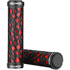 Rockbros Velosipēdu satvērēju rokturi izgatavoti no lipīgas gumijas dia. 22mm melns un sarkans
