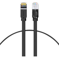 Baseus RJ45 plakans tīkla kabelis ātrgaitas Ethernet CAT6 3m - melns