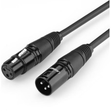 XLR female to XLR male cable UGREEN AV130 3m (black)