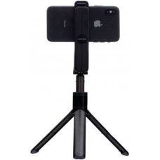 Borofone Selfie Stick BY5 bluetooth statīvs ar tālvadības pulti melns