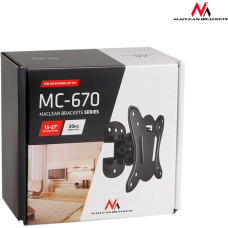Maclean MC-670 Wall Mount Bracket LCD Adjustable Wall TV Bracket up to 20kg (75x75  100x100)