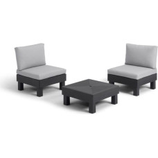 Keter Dārza mēbeļu komplekts Elements Balcony Set pelēks|gaiši pelēks