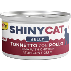 Gimborn Konservēta barība kaķiem  - Gimborn SHINYCAT JELLY TUNA WITH CHICKEN 70g