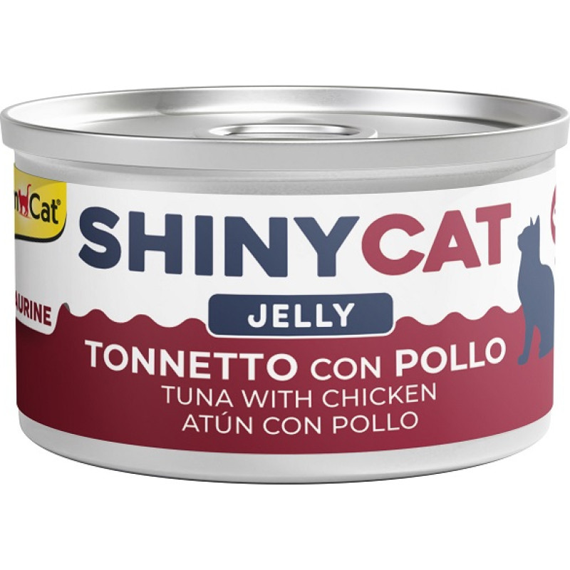Gimborn Konservēta barība kaķiem  - Gimborn SHINYCAT JELLY TUNA WITH CHICKEN 70g