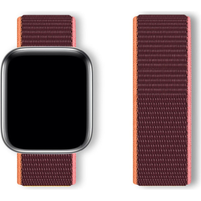 Hurtel Sporta cilpas siksniņa Apple Watch 42/44/45/46/49 — sarkana