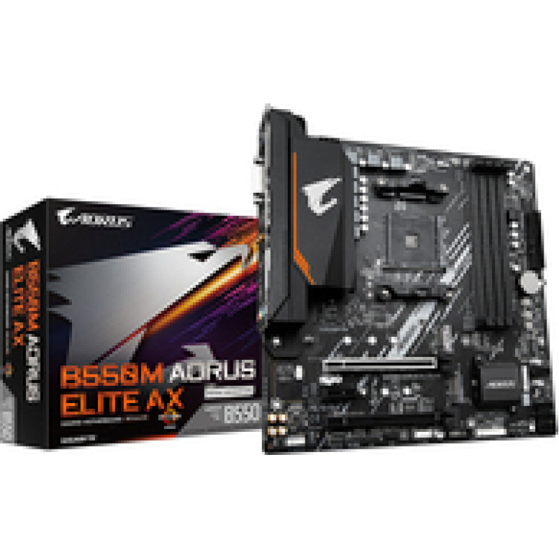 GIGABYTE B550M AORUS ELITE AXG13  Processor family AMD  Processor socket AM4  DDR4