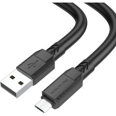 Borofone Cable BX81 Goodway - USB to Micro USB - 2,4A 1 metre black