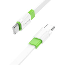 Borofone Cable BX89 Union - Type C to Type C - PD 60W 1 metre white-green