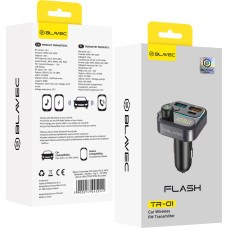 Blavec FM Transmitter Flash TR-01 MP3, Bluetooth - 2xUSB + Type C - PD 36W QC3.0 18W (TFMFTR01-B) black