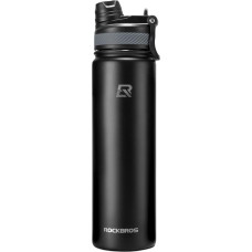 Rockbros Pudele termo velo dzēriena pudele 620ml tērauda - melna