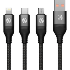 Nillkin Data Cable Swift Pro 3in1 1,5m Black