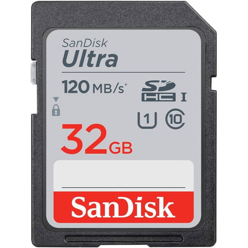 SanDisk memory card 32GB SDHC Ultra cl. 10 UHS-I 120 MB|s