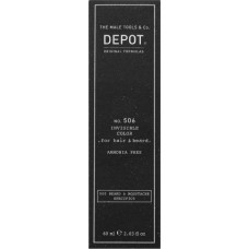Depot Nr. 506 Invisible Color puspermanentā matu un bārdas krāsa Titanium 60 ml