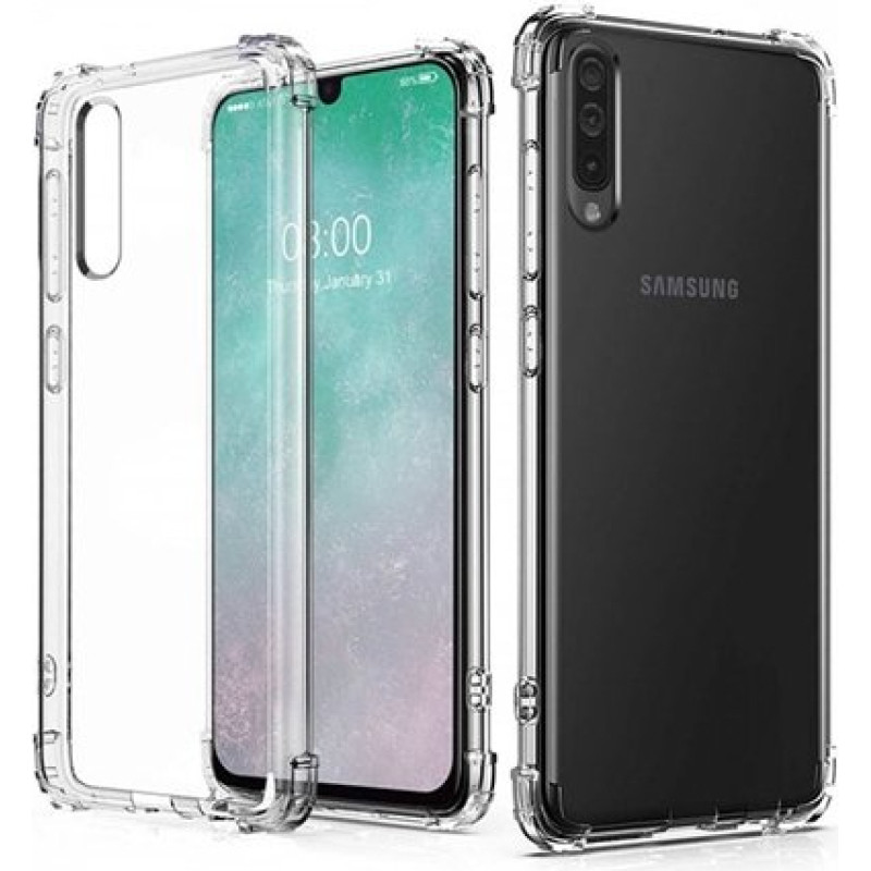 Fusion Anti Shock 0.5 mm Silikona Aizsargapvalks Priekš Samsung A515 Galaxy A51 Caurspīdīgs