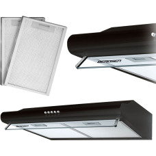 Berdsen Virtuves tvaika nosūcējs zem skapīša - 50 cm absorbētājs BE-10-A melns