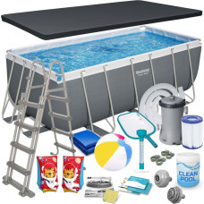 Bestway Dārza baseina rāmis 412x201x122 cm 17in1 56456N