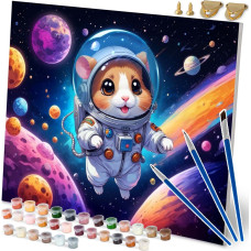 Massido Gleznojama bilde pēc skaitļiem 40x50 cm Astronauts