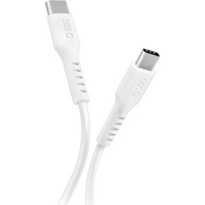 SBS Kabelis USB-C PD 25W 1m - balts