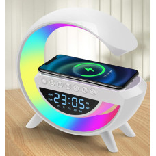 Noname Wolulu AS-50195 Nakts Gaisma ar Bezvadu lādētāju | Bluetooth Skaļruni | Modinātāju | LED | RGB