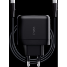 Lādētājs Trust Maxo 65W Black USB-C + 2m USB-C Cable