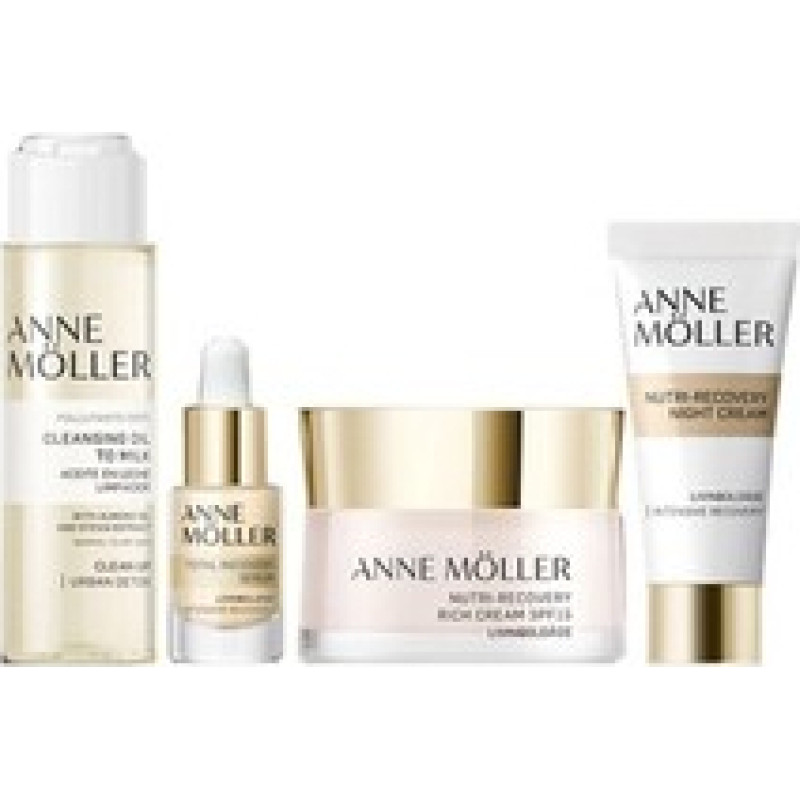 Anne Moller Livingoldage Sada pleťov&eacute; v&yacute;živy pro norm&aacute;ln&iacute; a sm&iacute;&scaron;enou pleť -> Livingoldage Set of facial nutrition for normal and combination skin.