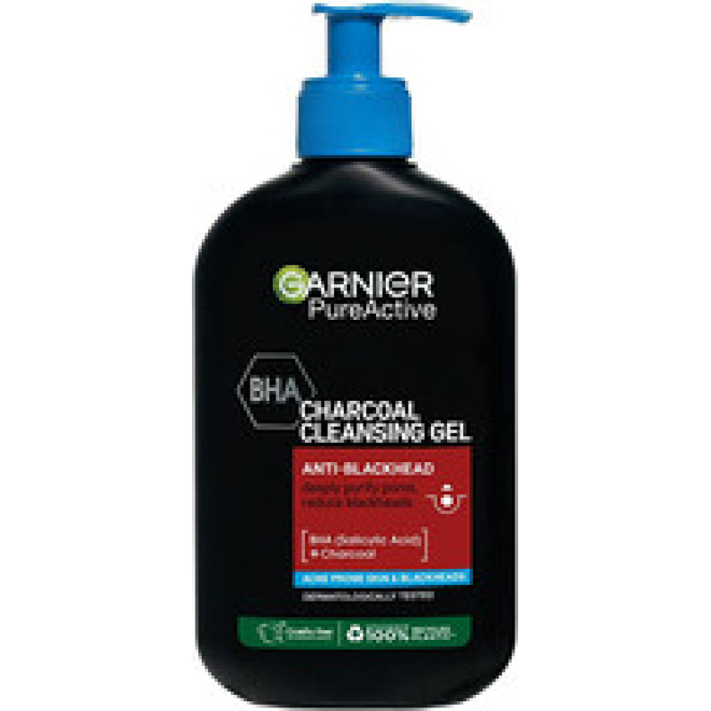 Garnier Charcoal Cleansing Gel - Blackhead Cleansing Gel.