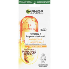Garnier Skin Naturals Vitamin C Ampoule Sheet Mask - The power of ampoules in a textile mask with vitamin C and pineapple extract