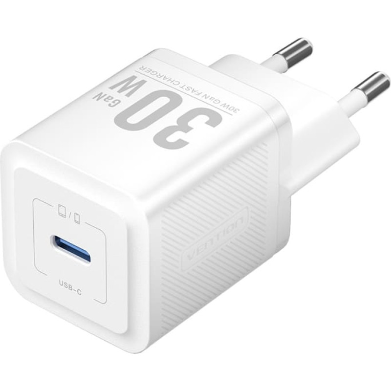 Vention FEZB0-EU USB-C GaN network charger (30W) (white)
