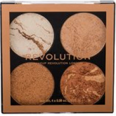 Makeup Revolution "Cheek Kit Palette - Palette of brighteners and bronzers 8 g"